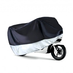 Waterproof Motorcycle Cover Outdoor Indoor Scooter Shelter Protection with 4 Reflective Strips