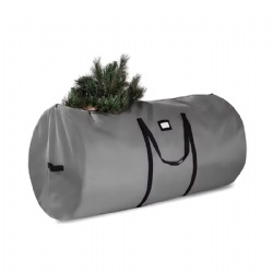 heavy-duty polyester christmas tree storage bags grey